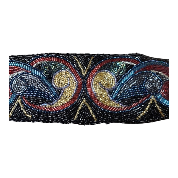 Vintage Beaded Belt Speyer Milor - Picture 2 of 8